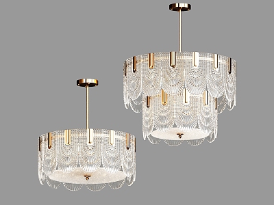 Lampsshop L16724 luxury crystal chandelier 3d model