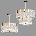 Lampsshop L16724 luxury crystal chandelier 3d model