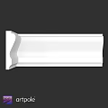 White Decorative Component Architectural Molding For Interior Design Projects