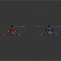 Colorful Helicopter Toy Models With Various Colors Detailed Propellers And Different Designs