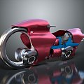 Modern Motorcycle Jet Motorcycle Science Fiction Motorcycle Concept Motorcycle Flying Car 3d model