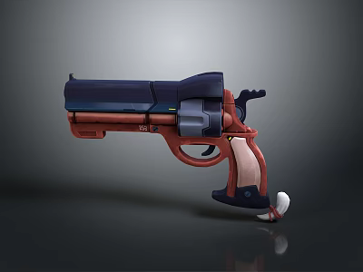 pistol semi-automatic pistol automatic pistol modern weapon hot weapon hot weapon gun military 3d model