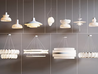 Cream Wind Chandelier Modern Chandelier Combination Chandelier Modern Chandelier Small Chandelier 3d model