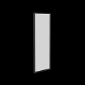 Tall Rectangular Mirror With Black Frame For Modern Home Interior