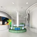 Elegant Luxury Beauty Hair Salon Interior With Modern Furniture And Decor
