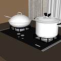 Gas Stove Modern Stove Gas Stove Stove 3d model