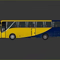Bus Large Bus CMB Medium Van Large Van Bus School Bus Van Box Car 3d model