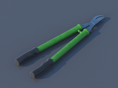 Gardening pliers 3D model 2018 3d model