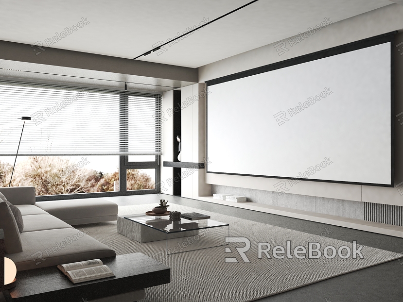 Minimalist Living Room model