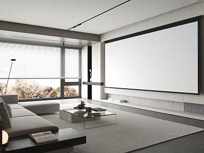 Minimalist Living Room model