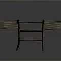 Car Black Metal Roof Rack With Durable Design For Cargo Storage