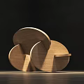 Modern Wooden Lounge Chair Design With Curved Structure And Comfortable Seating For Indoor Space