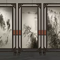 Screen partition 3d model