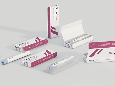 TruTest Rapid Diagnostic Medical Test Kits With Packaging Boxes And Test Pens For Healthcare 3d model
