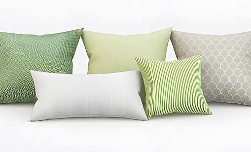 Pillow modern small fresh 3d model