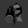 Fire Safety Equipment Gas Mask With Modern Design And Protective Filter Canister