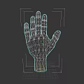 Realistic 3D Rendered Detailed Human Hand With Natural Skin Texture And Extended Fingers