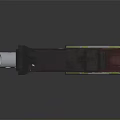 Tactical Pistol With Yellow Magazine And Metal Components Design