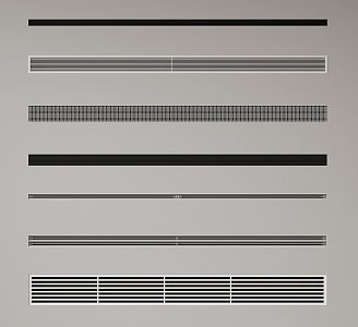 Central air-conditioning air outlet Claw-shaped air outlet Very narrow air outlet New air outlet regular air outlet Narrow frame air outlet 3d model