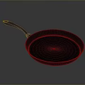 Durable Cast Iron Skillet With Long Handle For Daily Kitchen Cooking