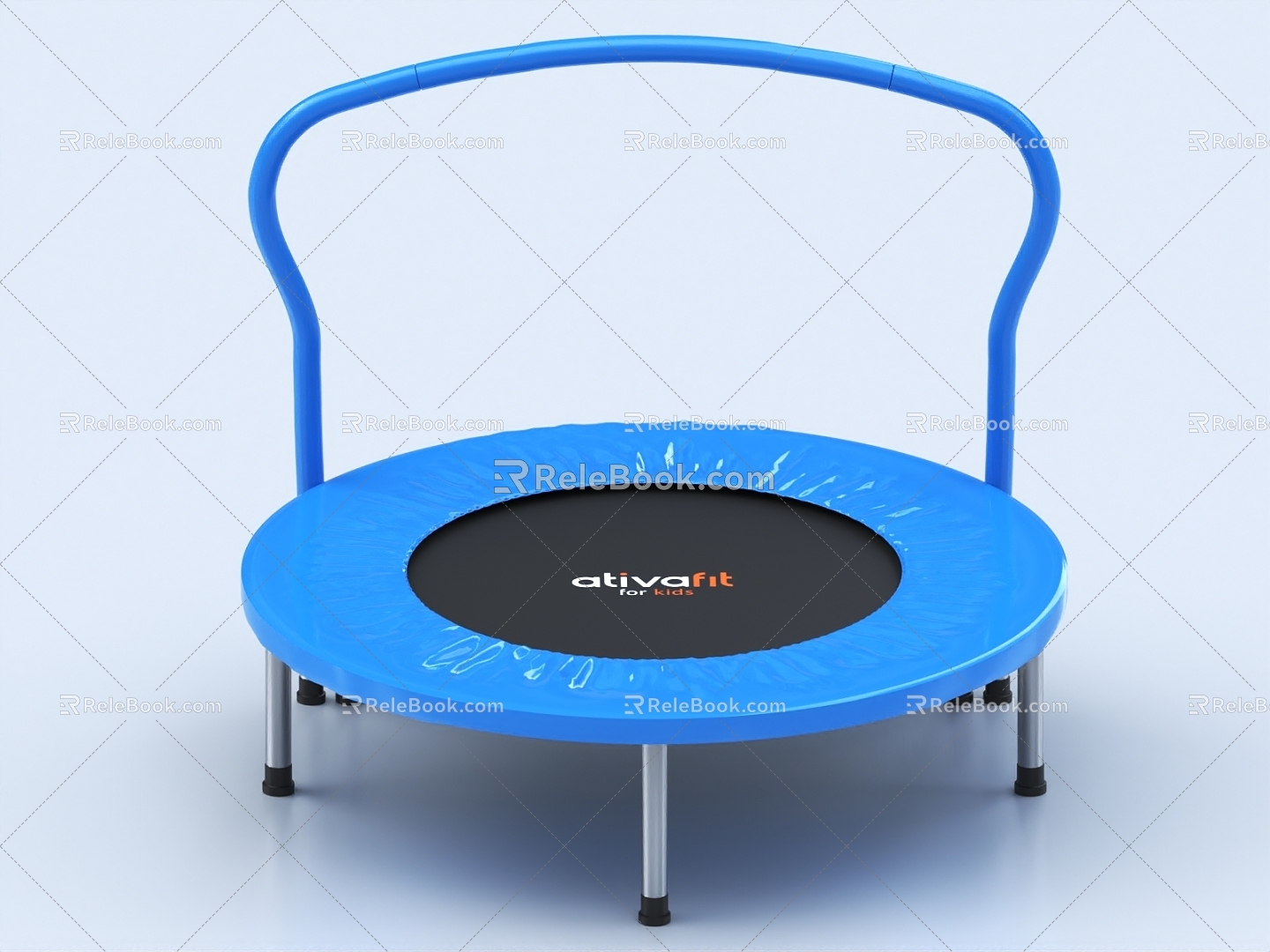 Trampoline Jumper Climbing Wall-coaster Carousel Ferris Wheel Pirate Ship Playground Amusement Park 3d model