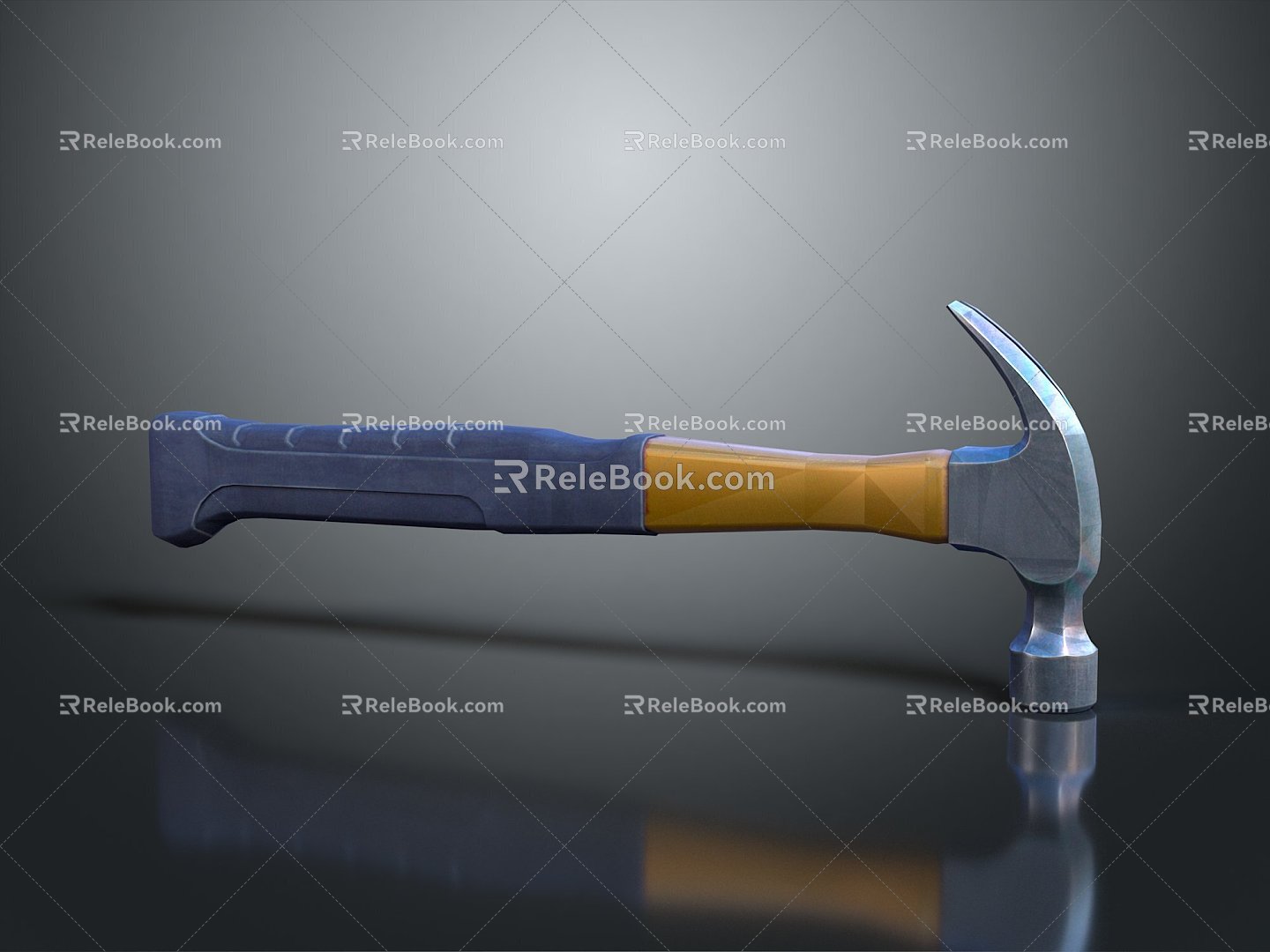 Hammer Warhammer Cartoon Hammer Magic Hammer Thor's Hammer Ancient Weapons Cold Weapons Medieval Items 3d model