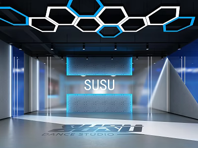 SUSU Dance Studio Professional Fitness Dance Classes In Modern Spacious Training Space 3d model
