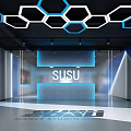 SUSU Dance Studio Professional Fitness Dance Classes In Modern Spacious Training Space 3d model
