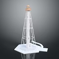 Modern Lighthouse Old Lighthouse Vintage Lighthouse Items 3d model