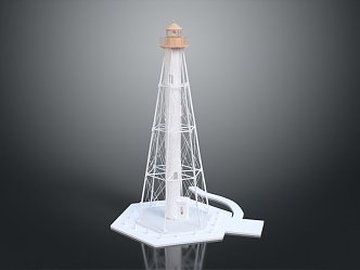 Modern Lighthouse Old Lighthouse Vintage Lighthouse Items 3d model