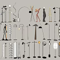 Modern floor lamp 3d model