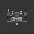 Multi Rotor Heavy Lift Aircraft Structure With Cargo Modules And Industrial Design