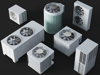 Air conditioning equipment, roof air conditioner, external air purifier, external air conditioner, external central air conditioner 3d model