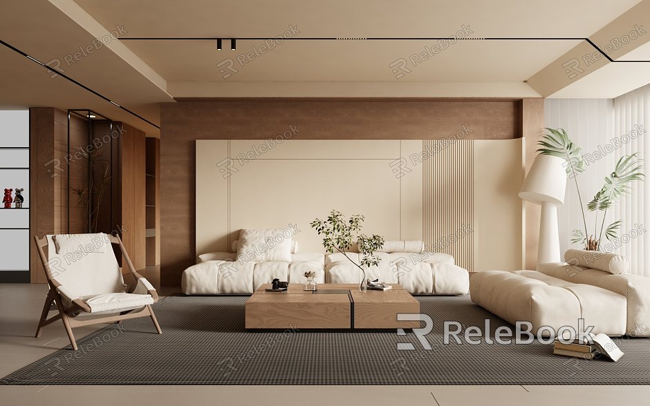 modern living room model