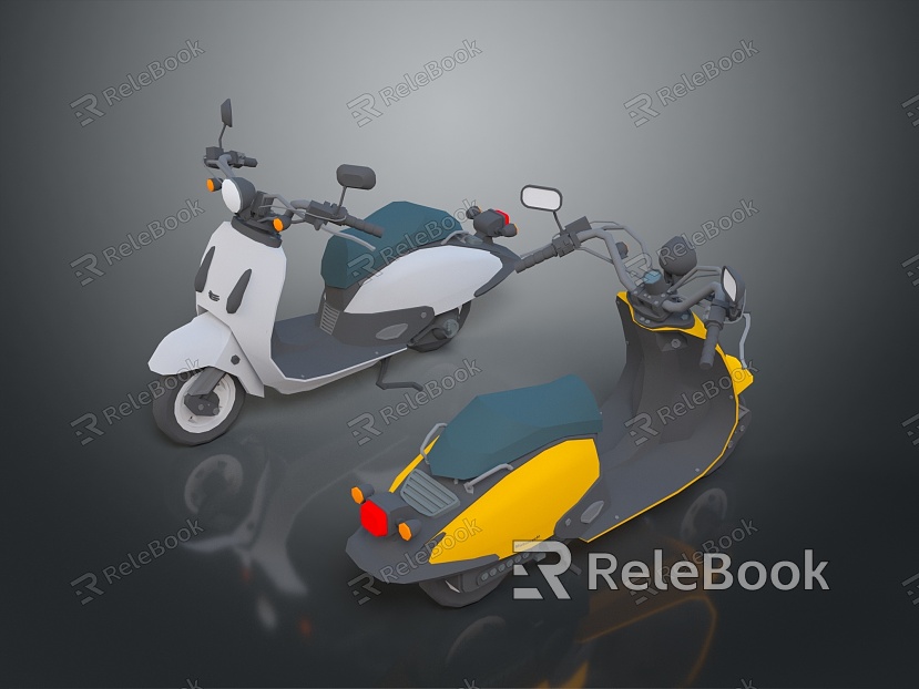 Scooter Motorcycle Two-wheeled Motocross Motorcycle Road Race Motorcycle Motor Vehicle model