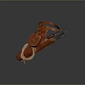 Traditional Leather Quiver With Arrows Rope And Adjustable Leather Strap Design