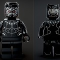 Toy Handset Lego Doll Marvel Panther 3d model