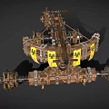 Ancient weapons medieval crossbow gun bow arrow crossbow cannon 3d model