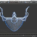 Ornate Metallic Hat with Intricate Mesh Pattern and Pearl Accents Vintage Inspired Design