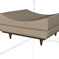 Light Gray Upholstered Sofa Bench With Wooden Legs For Modern Living Room Comfortable Seating