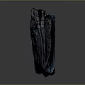 Classic Blue Denim Jeans With Stylish Pocket Design Stacked On Dark Surface
