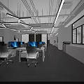 Bright Modern Minimalist Corporate Reception Area With Comfortable Waiting Lounge And Brand Logo Wall