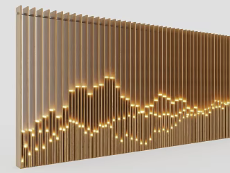 Modern background wall grid landscape wall ink landscape painting background wall grid landscape wall grid landscape wall grid background wall 3d model