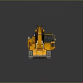 Yellow Crawler Type Heavy Duty Utility Vehicle With Mechanical Arm And Bucket
