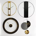 Stylish Wall Clocks With Minimalist Metallic And Roman Numeral Designs