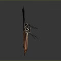 Modern Butterfly Colored Butterfly Tabby Butterfly Leaf Butterfly 3d model