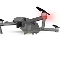 Smart Drone With HD Camera LED Lights And Remote Control Flight 3d model