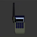 Professional Handheld Commercial Equipment with Long Antenna Small Display Screen and Keypad