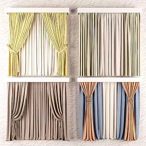 Curtains 3d model