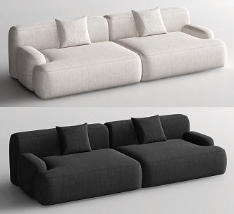 Double sofa 3d model